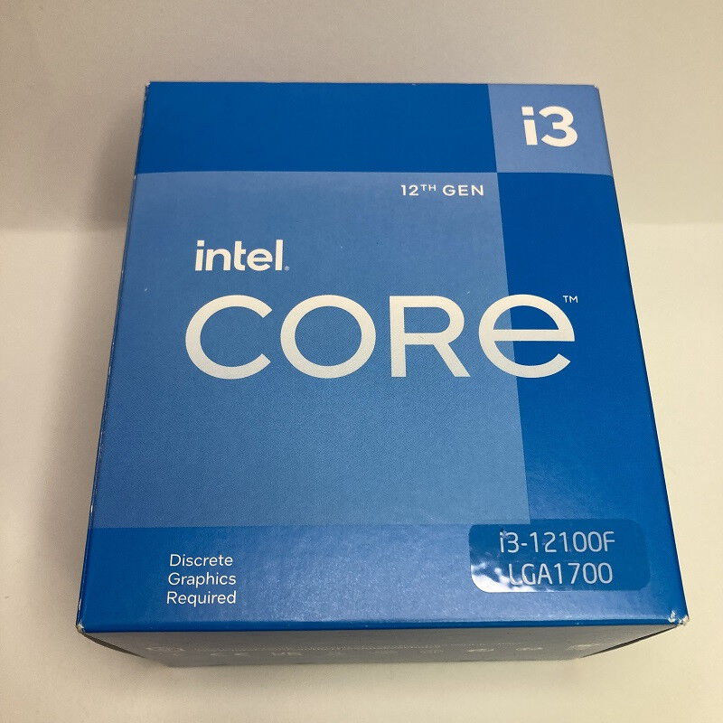 中古 INTEL Core i3 12100F (1700/3.3G/12M/C4/T8) 148617