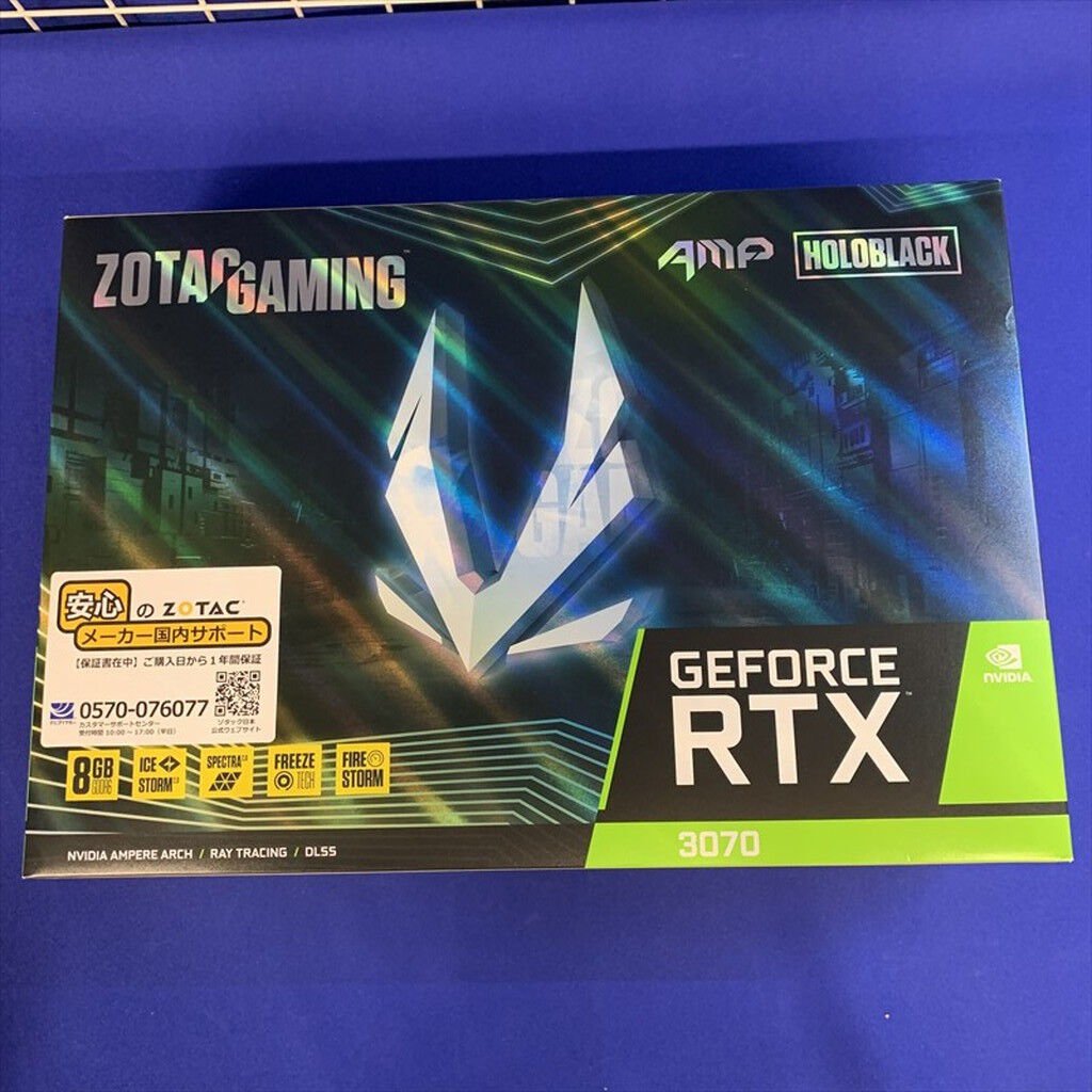 中古 ZOTAC GAMING GeForce RTX 3070 AMP HOLO ZT-A30700F-10P