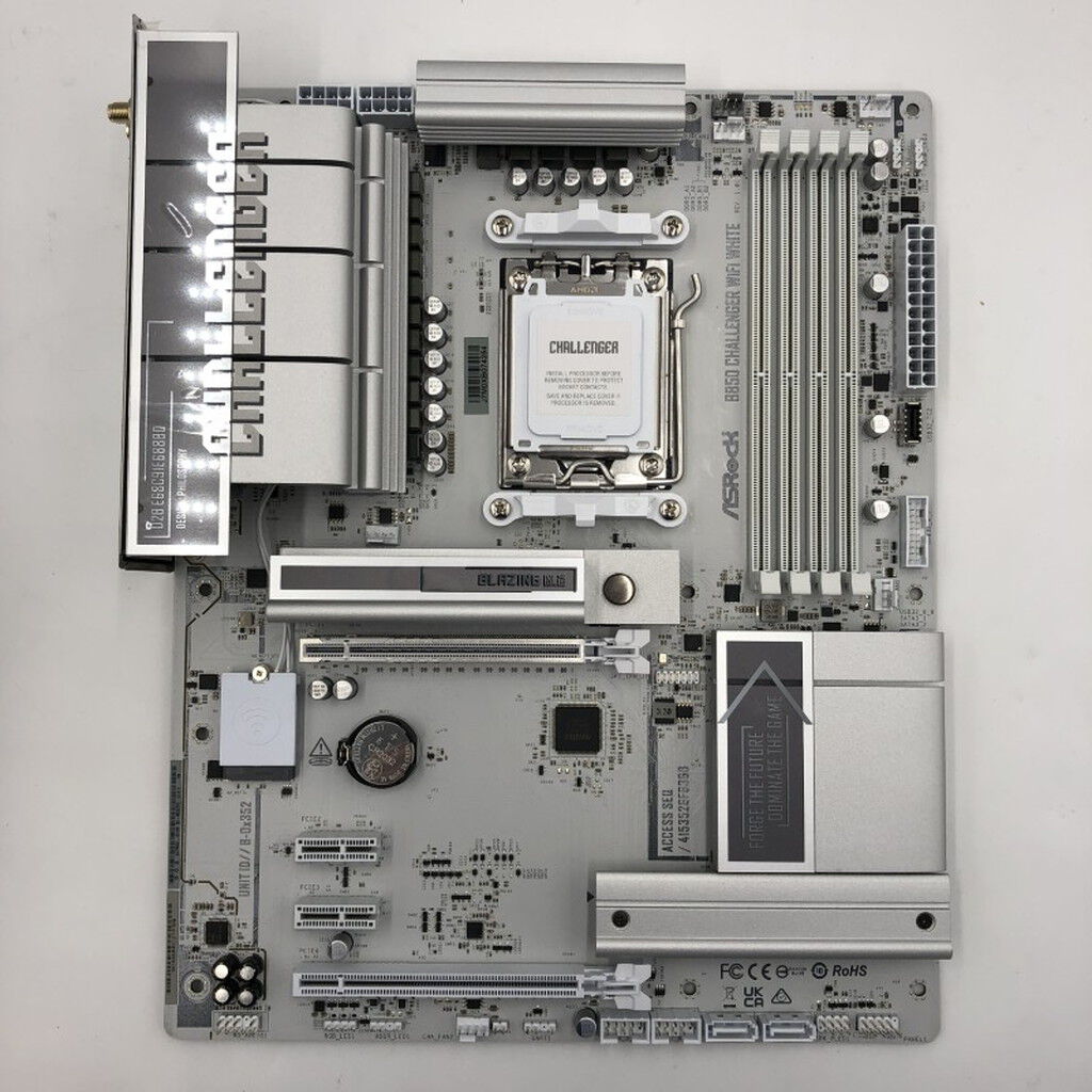 中古 ASRock B850 Challenger WiFi White (B850 AM5 ATX) 5200000652