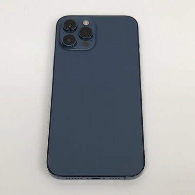 【津ラッツ店】中古  【SoftBank】Apple iPhone12 Pro Max 6.7インチ 256GB (パシフィックブルー)  MGD23J/A 144104 