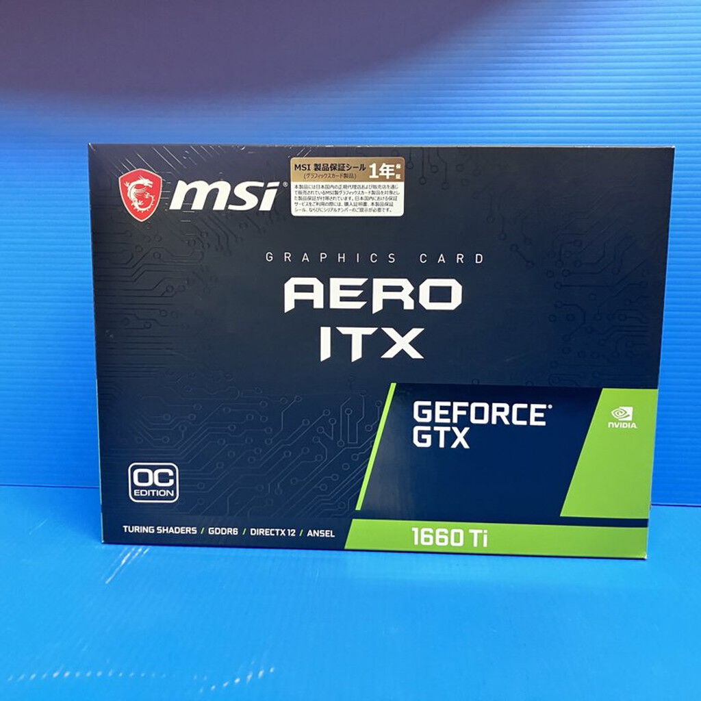中古 MSI GeForce GTX 1660 Ti AERO ITX 6G OC(GTX1660Ti) 139073