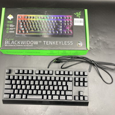 【熊本浜線店】中古  RAZER_BLACKWIDOW_V3_TENKYLESS_YELLOWSWITCHES 5370000797 