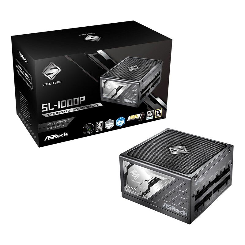 土日限定値下げ　ASRock SteelLegend SL-1000GW ASRock Steel Legend SL-1000P (1000W) ｜ パソコン通販のドスパラ【公式】