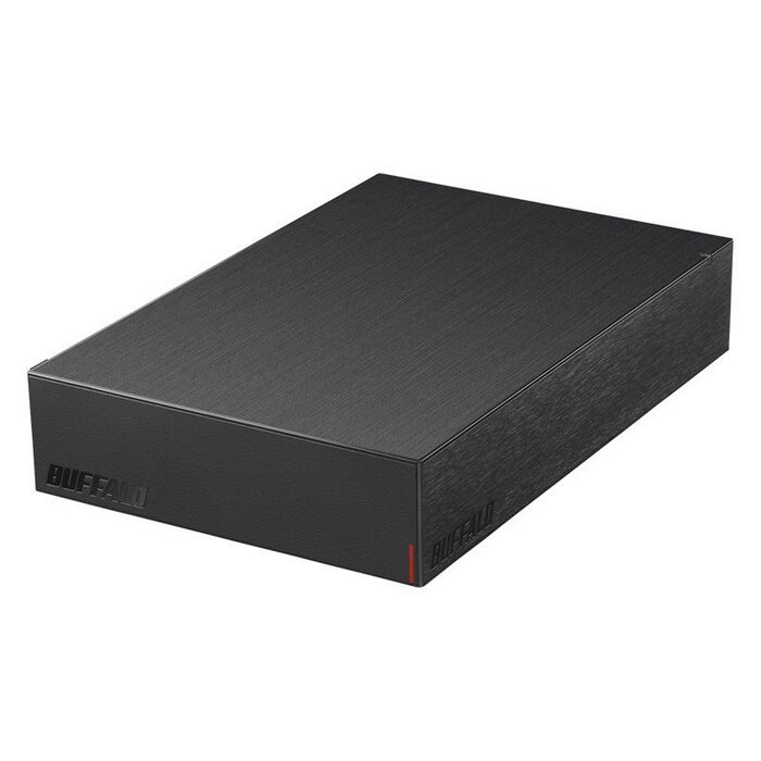【美品】バッファロー 外付けHDD 6TB HD-LE6U3-BA BUFFALO HD-LE6U3-BB (USB3.2 外付HDD 6TB ブラック