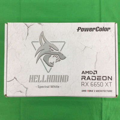 【川崎店】中古  PowerColor Hellhound Radeon RX6650XT Spectral White(RX6650XT 8GB) 3170006701 