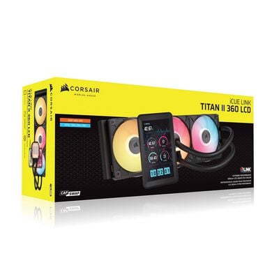 Corsair  iCUE LINK TITAN II 360 RX LCD Black CW-9061045-WW (ブラック) 