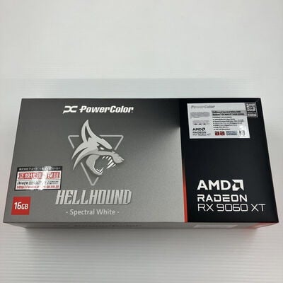 【秋葉原本店】中古  PowerColor RX9060XT 16G-L/OC/WHITE (RX9060XT 16GB) 189001 