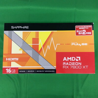 【川崎店】中古  SAPPHIRE 11330-02-20G PULSE RX7800XT GAMING (RX7800XT 16GB) 162728 