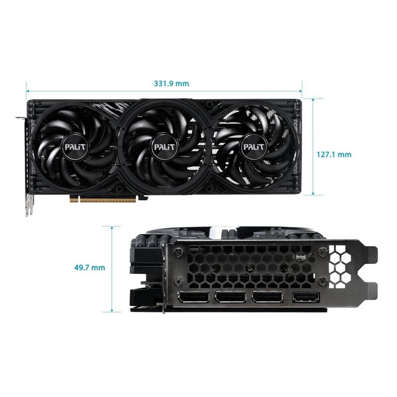 Palit NE7507T019T2-GB2031U (GeForce RTX 5070 Ti GamingPro-S 16GB