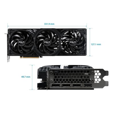 Palit  NE7507T019T2-GB2031U (GeForce RTX 5070 Ti GamingPro-S 16GB) 