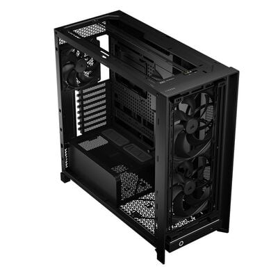 Corsair  !CFRAME 5000D WOOD RS Black/Walnut CC-9011353-WW (E-ATX ガラス ブラック/ウォルナット) 