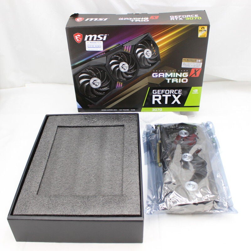 中古 MSI GeForce RTX 3070 GAMING X TRIO (RTX3070 8G) 143901