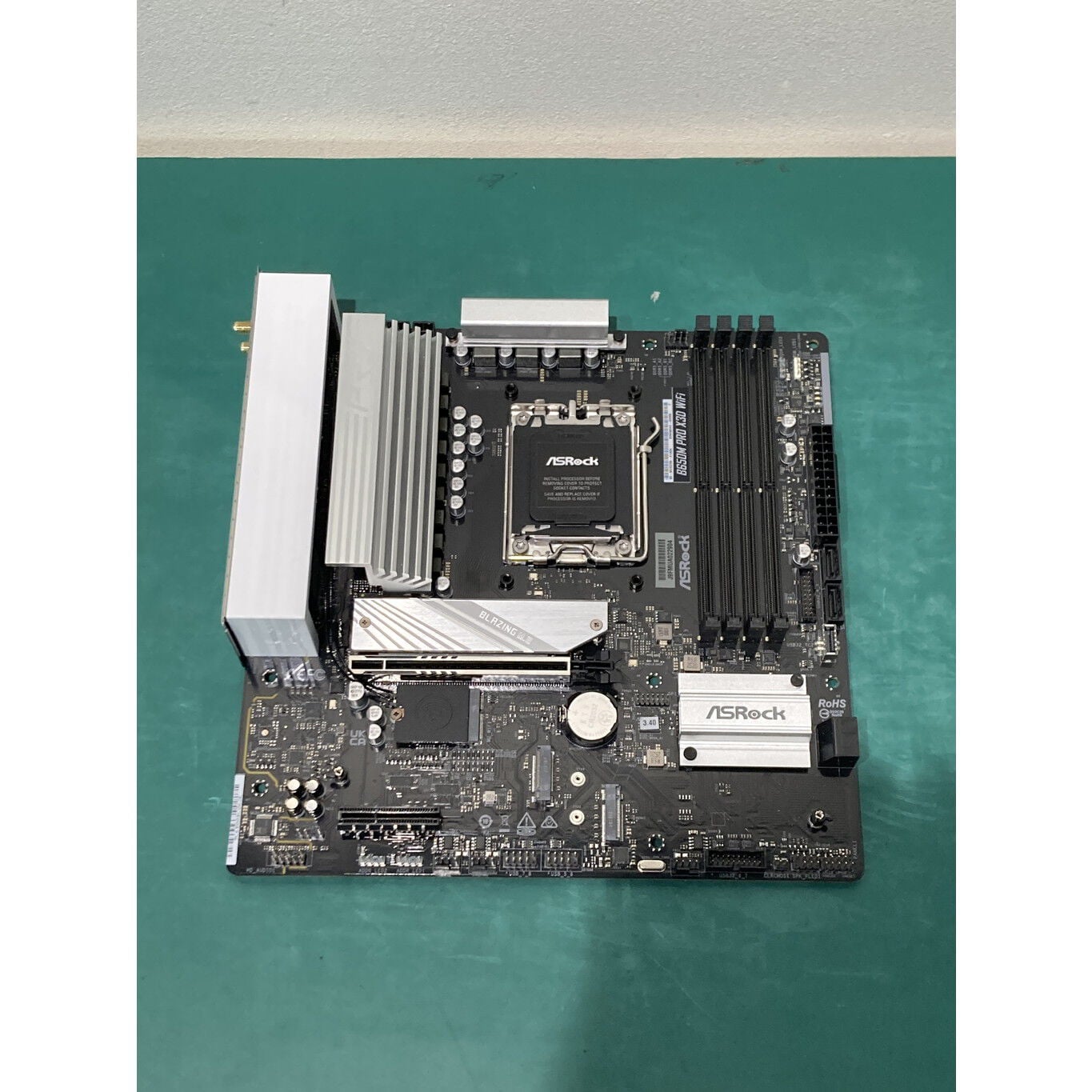 中古 ASRock B650M Pro X3D WiFi (B650 AM5 mATX DDR5) 4780001482