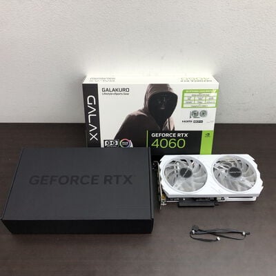 【福山ココローズ店】中古  玄人志向 GK-RTX4060-E8GB/WHITE/DF (RTX4060 8GB) 158767 