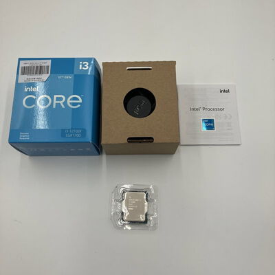 【なんば店】中古  INTEL Core i3 12100F  (1700/3.3G/12M/C4/T8) 148617 