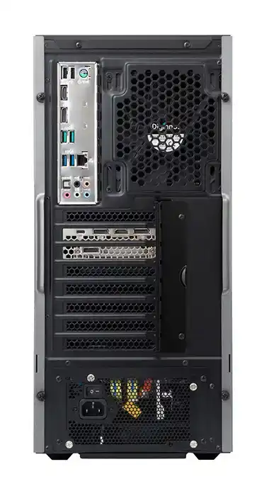 SKケース (ATX) ブラックモデル 背面