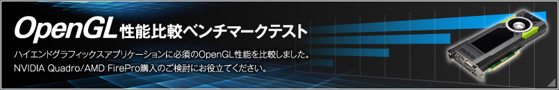 OpenGL性能比較ベンチマークテスト