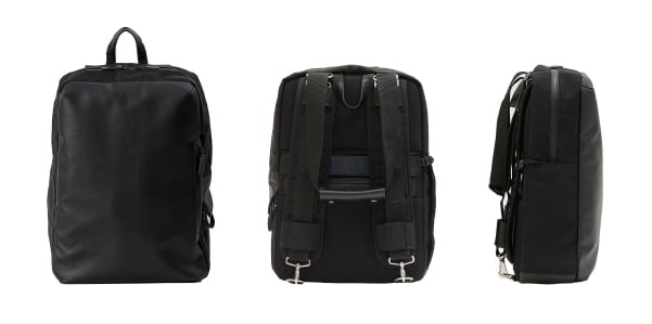 SIGOSOTO BACKPACK SQUARE BLACK ブラック