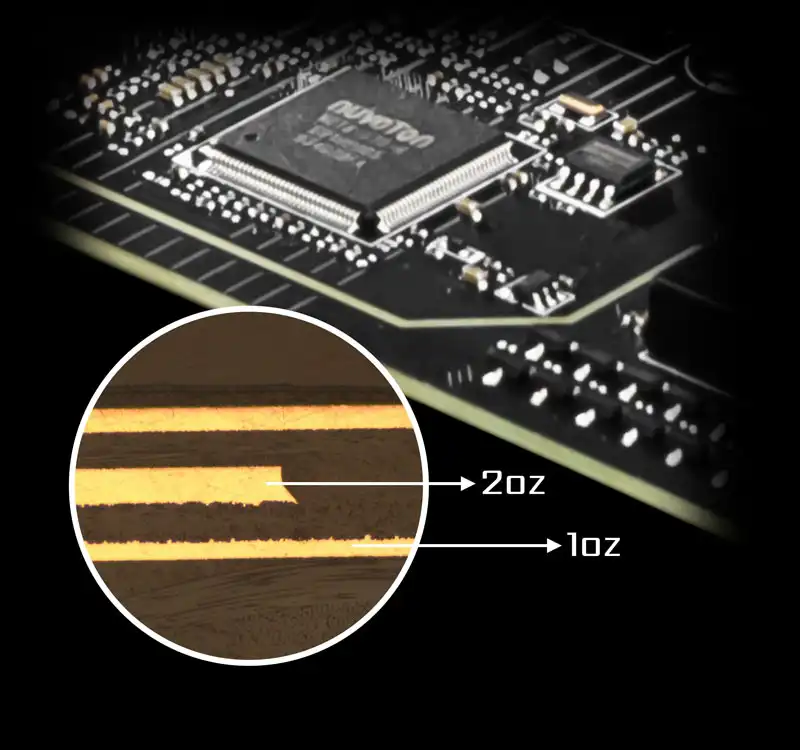 MSI A520M-A PRO (A520 AM4 MicroATX)_PCB WITH 2OZ THICKENED COPPER