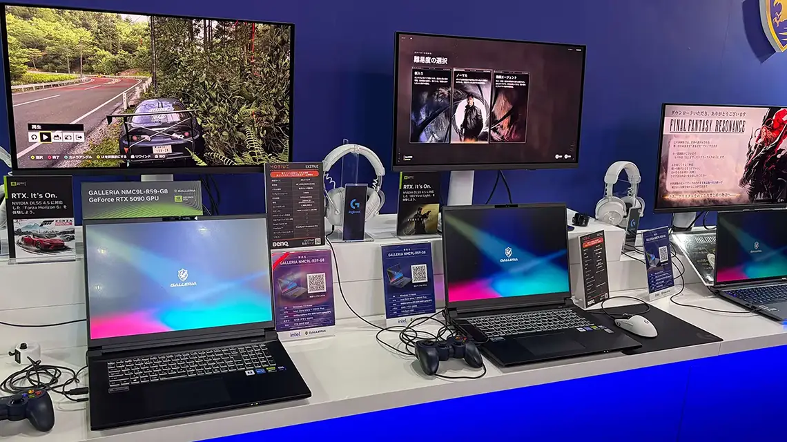 TGS2026 GALLERIAブースの様子(1)