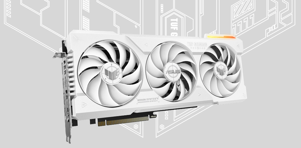 ASUS TUF-RTX4070TIS-O16G-WHITE-GAMING (GeForce RTX 4070 Ti SUPER 16GB)_ARMED FOR FLOW