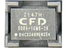 DRAMチップにはCFDの刻印があります。