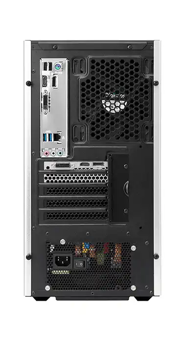 プレミアムモデル ガレリア専用 SKMケース(MicroATX) 背面