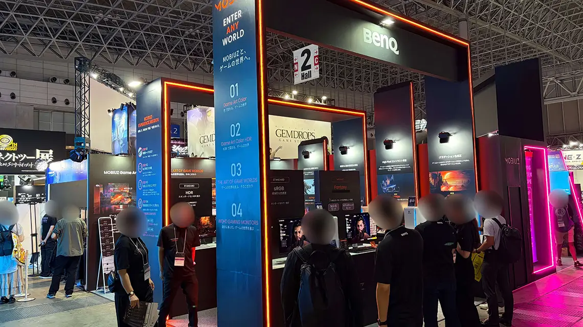 TGS2026 BenQブースとGALLERIA(1)