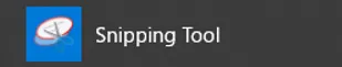 ［Snipping Tool］を利用する。　スタート - Windowsアクセサリ - Snipping Tool