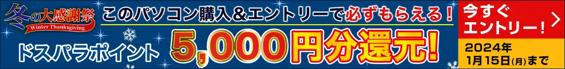 冬の大感謝祭5000