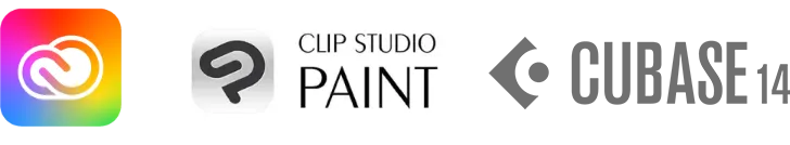 adobe clip studio PAINT CUBASE 14