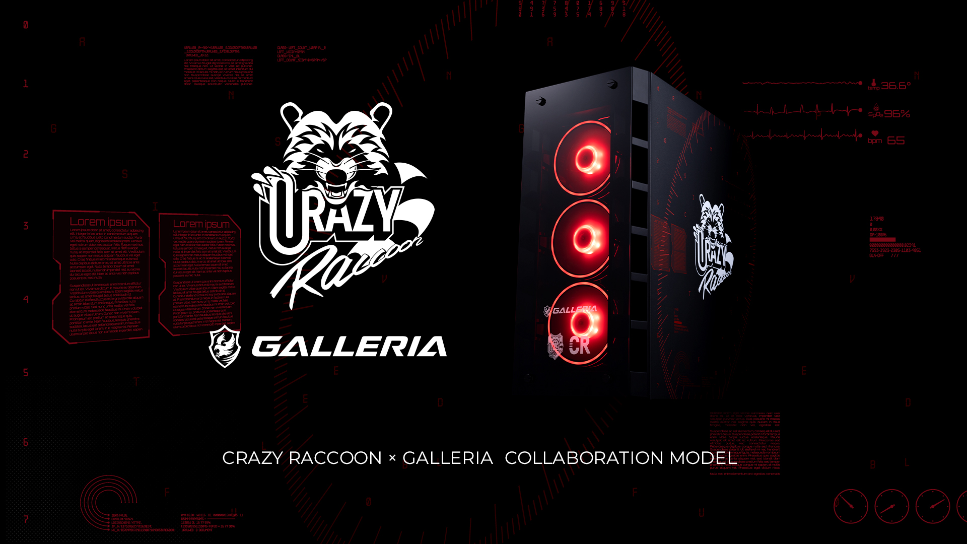 GALLERIA×Crazy Raccoonコラボレーションプロジェクト ゲーマーを ...