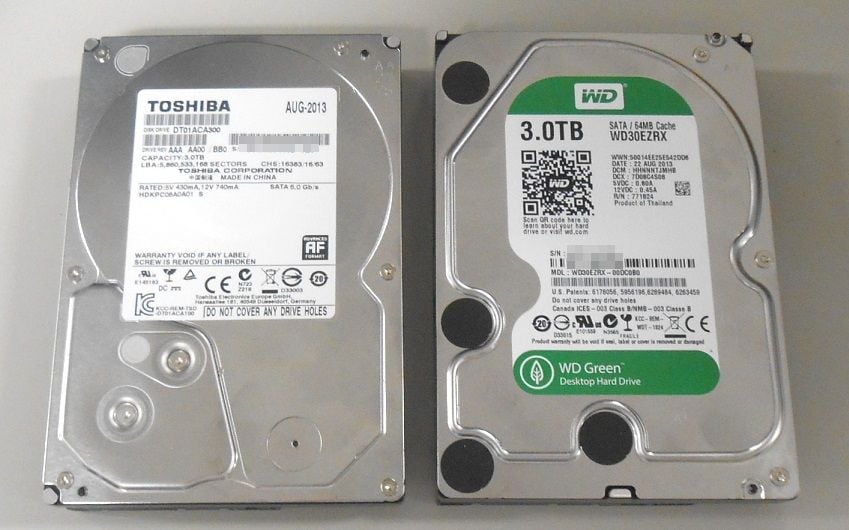 3.5インチHDD 3TB WD30EZRX