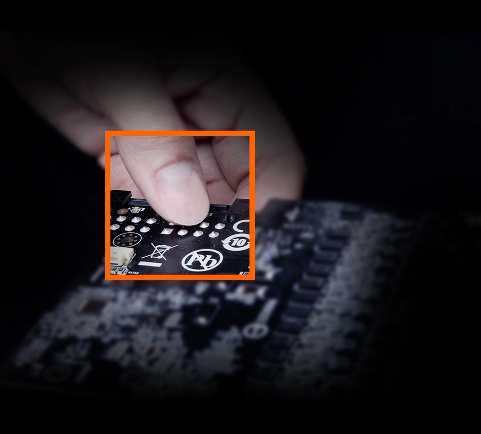 GIGABYTE GV-N1656WF2OC-4GD rev3.0 (GeForce GTX 1650 4GB)_フレンドリーな PCB 設計