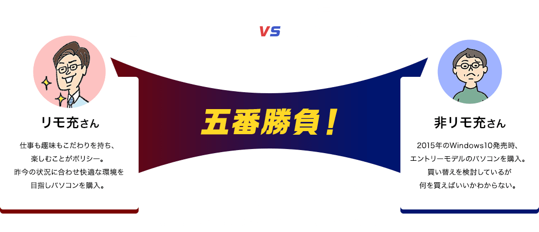 リモ充vs非リモ充 五番勝負！