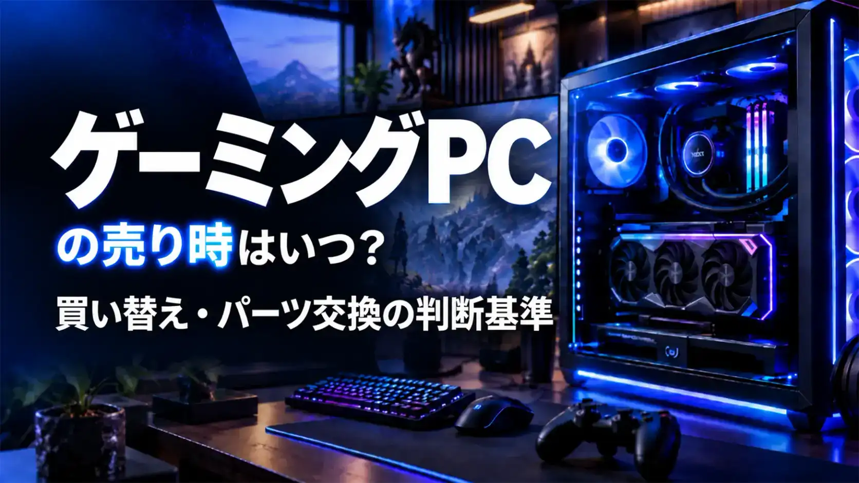 ゲーミングPCの売り時と、買い替え・パーツ交換の判断基準