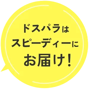 ドスパラはスピーディーにお届け！