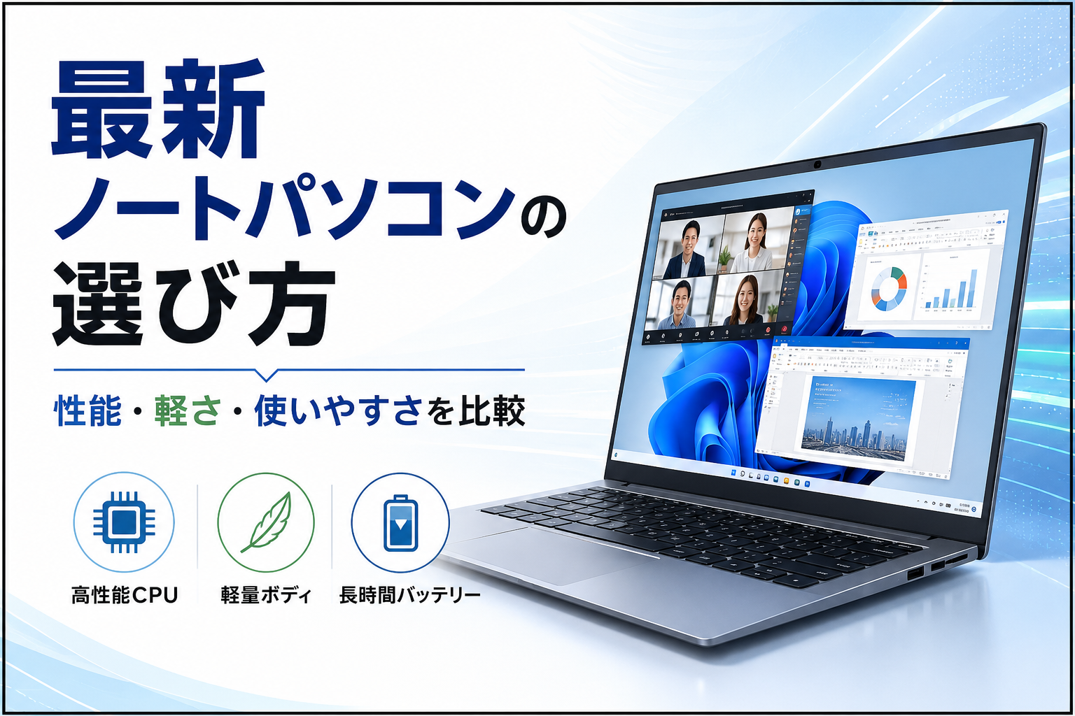 新時代のノートパソコンはここまで進化！最新機種の魅力を徹底紹介