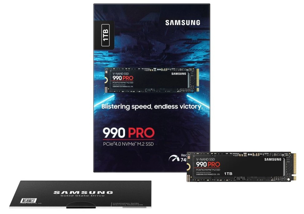 Samsung 990 PRO MZ-V9P1T0B-IT (M.2 2280 1TB)_Gen4 SSDの高みへ