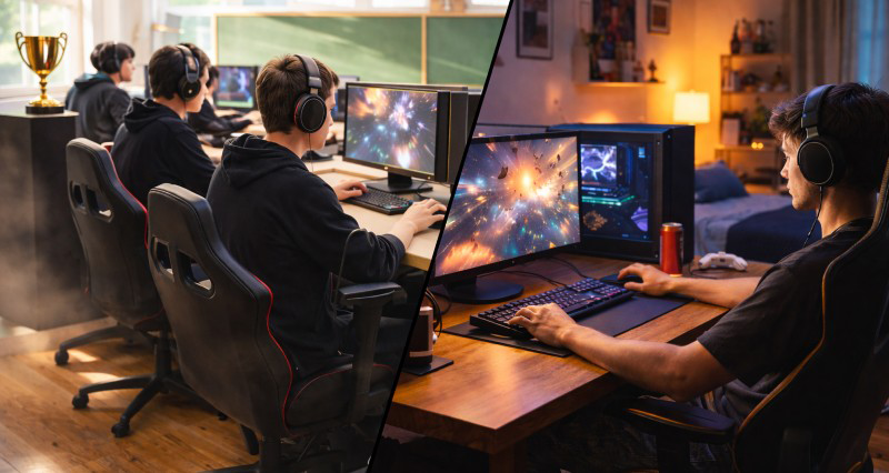 eスポーツ部のゲーミングPC環境はどう作る？学校導入事例から自宅の推奨スペックを整理