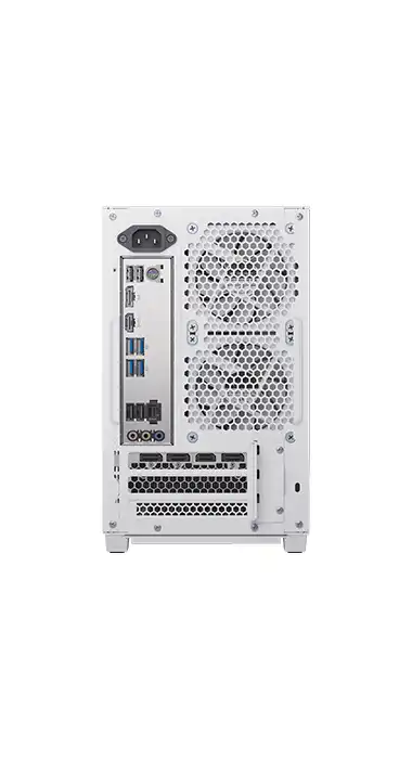 GALLERIA CXケース (Mini-ITX) ホワイト 背面