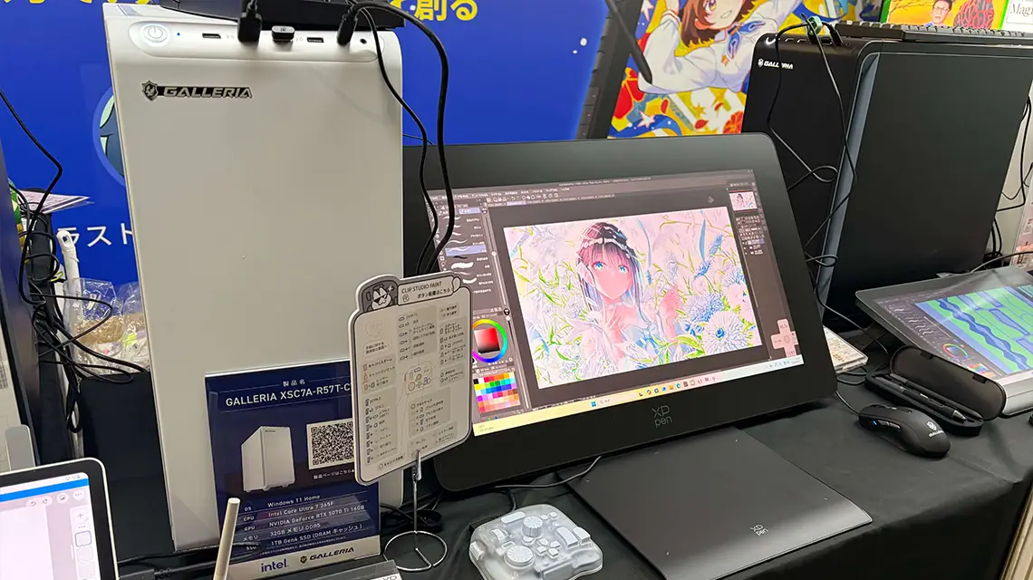 TGS2026 XPPenブースとGALLERIA(2)