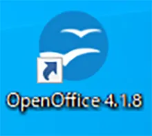 完了すると、デスクトップに下のようなApache OpenOfficeのアイコンが作成されます。