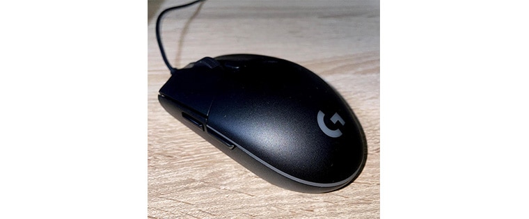 【レビュー】ゲーミングマウス『Logicool PRO HERO Gaming Mouse G-PPD-001t』のスペック・使いやすさ