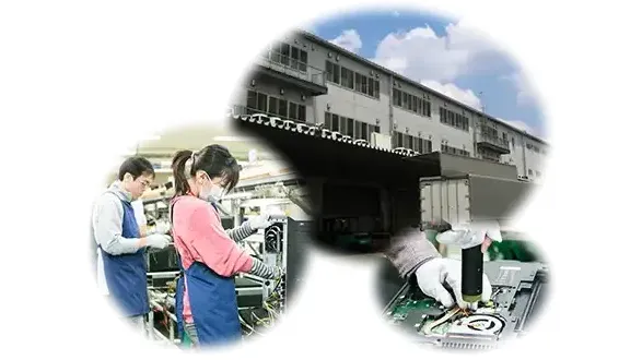 BTOパソコンは神奈川県綾瀬市の自社工場で生産