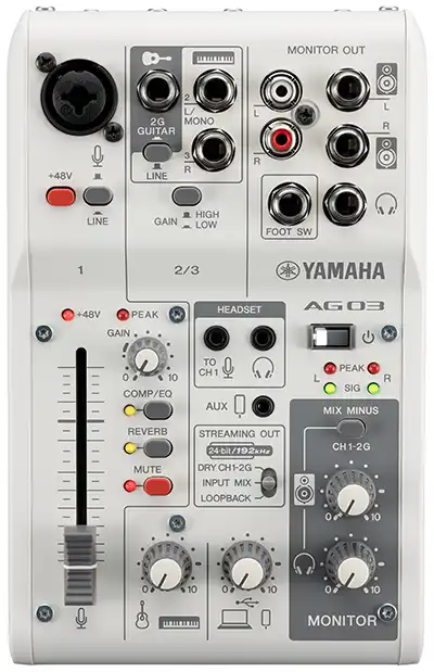 YAMAHA AG03MK2 W