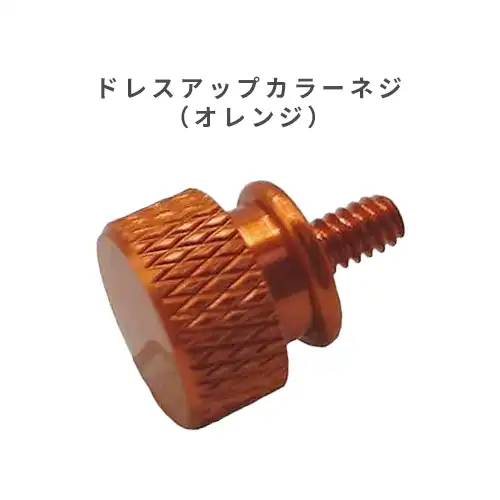 ドレスアップ用カラーネジ（オレンジ）