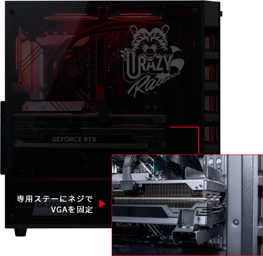 GALLERIA CRA7C-R36 Crazy Raccoon コラボモデル（CRA7C-R36）12230 