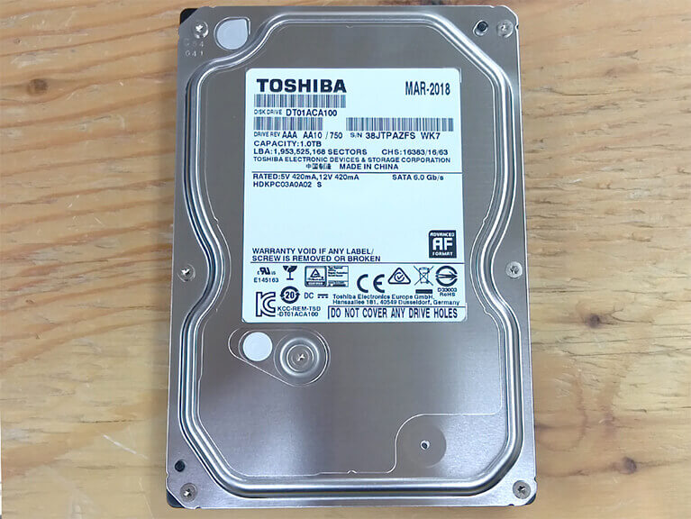 PCケースにHDD取り付け[1]