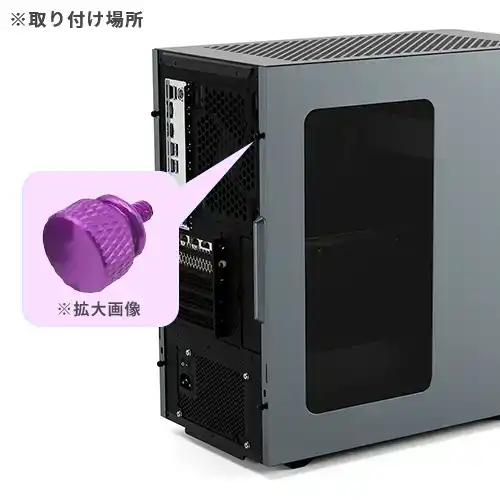 ドレスアップ用カラーネジ（パープル）